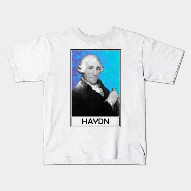 Joseph Haydn Kids T-Shirt by TheMusicophile